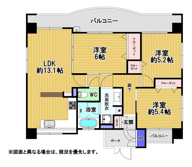 リファレンス天神南 間取図・土地図