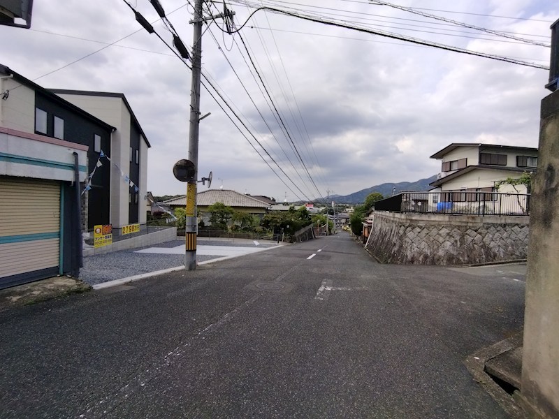 大字感田新築戸建2号棟　14期 現地写真（前面道路含む現地写真）