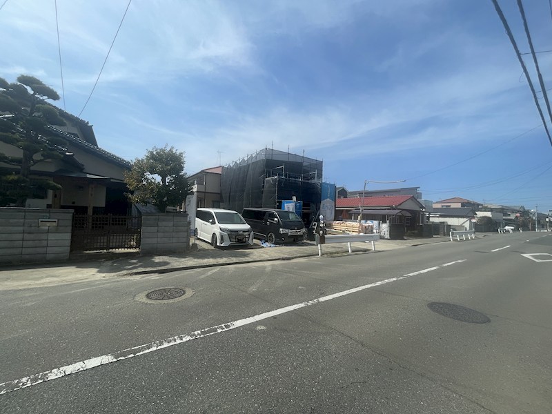 原八丁目土地2号地 現地写真（前面道路含む現地写真）