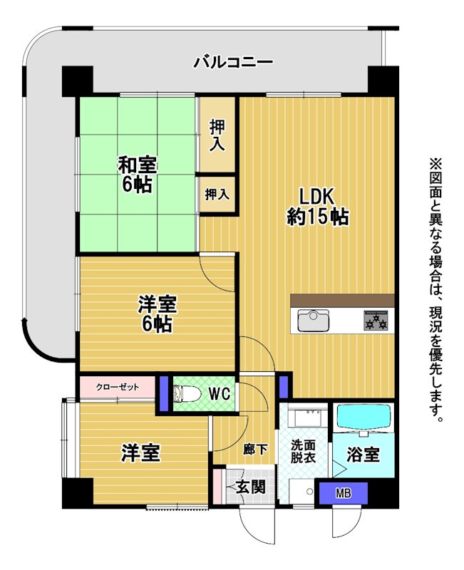 ビブレマンション日明 間取図・土地図