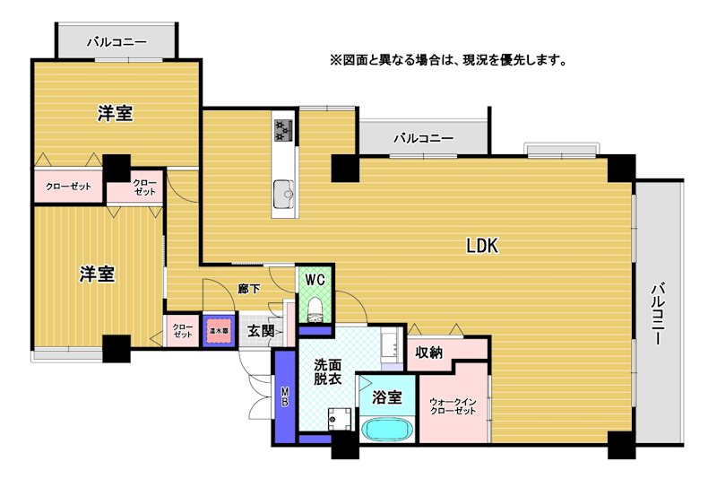 ロイヤルマンション小笹 間取図・土地図