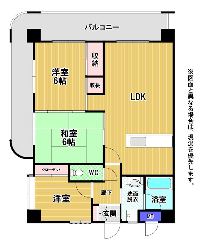 ビブレマンション日明 間取図・土地図