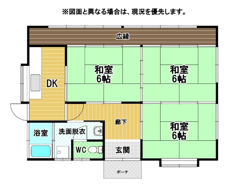 福岡県遠賀郡芦屋町西浜町11-42 間取図・土地図