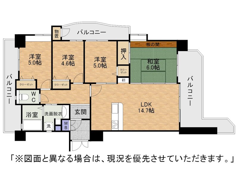 エクレール東新町 間取図・土地図