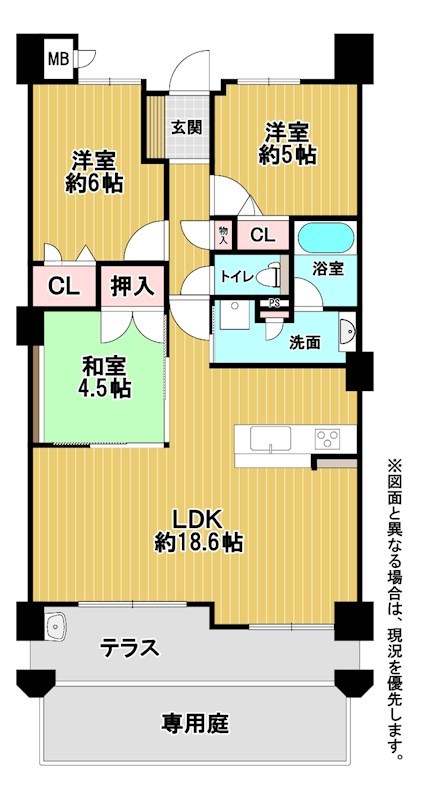 サンパーク折尾学園の丘サウスリッジ 間取図・土地図