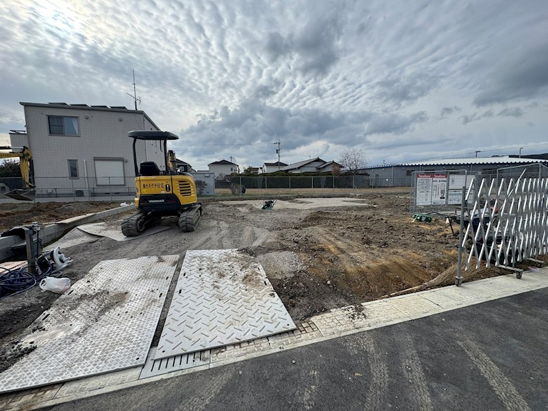 吉田西二丁目新築戸建2号地 現地写真（前面道路含む現地写真）