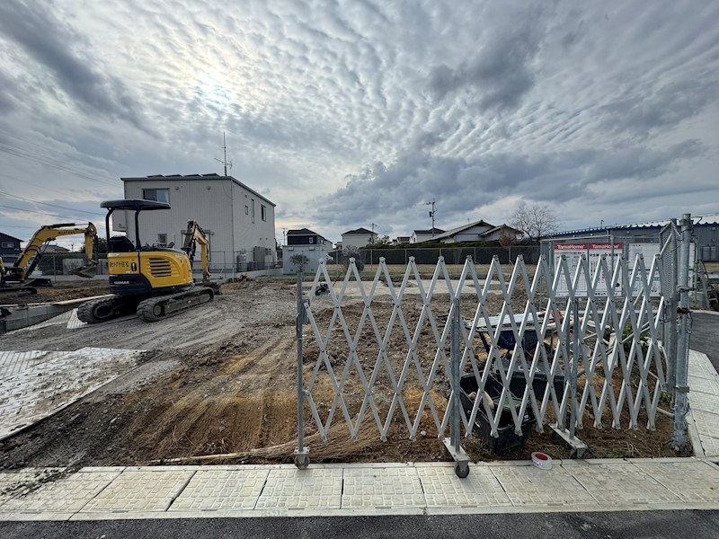 吉田西二丁目新築戸建2号地 現地写真（前面道路含む現地写真）