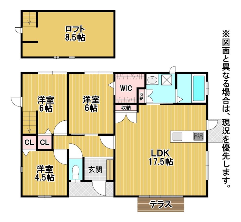 土手ノ内二丁目10番戸建 間取図・土地図