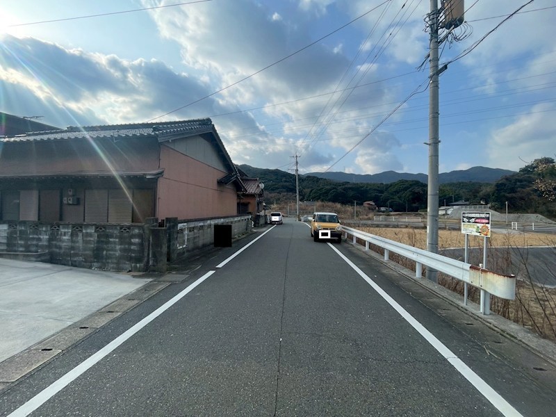 長野東町5番土地 現地写真（前面道路含む現地写真）