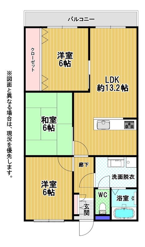 門司コーポ 間取図・土地図