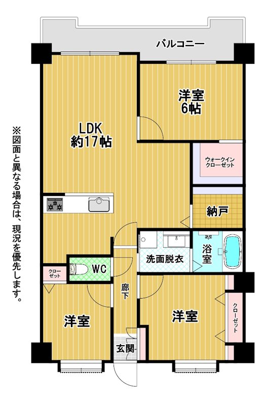 アムール姪浜 間取図・土地図