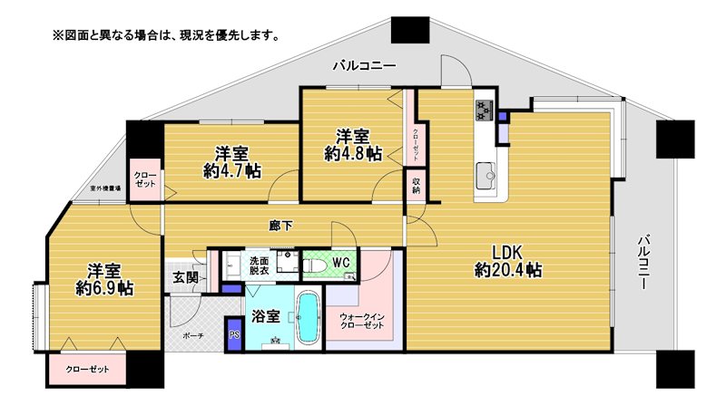 シティライフ井尻Ⅲ  間取図・土地図