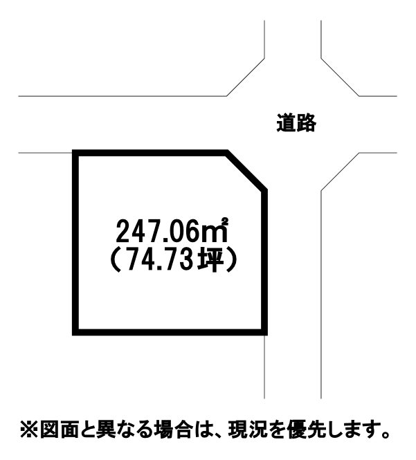 小嶺台四丁目土地 間取図・土地図