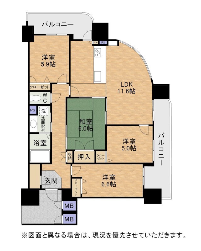 グランドパレス東新町タワーコート 間取図・土地図