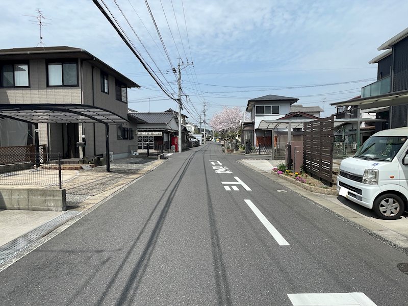 下貫三丁目土地 現地写真（前面道路含む現地写真）