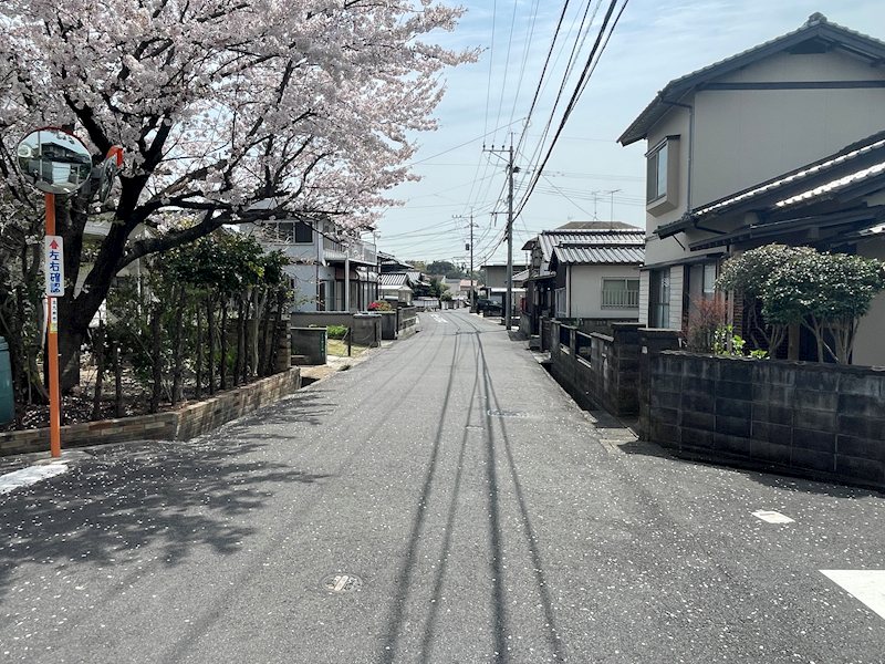 下貫三丁目土地 現地写真（前面道路含む現地写真）