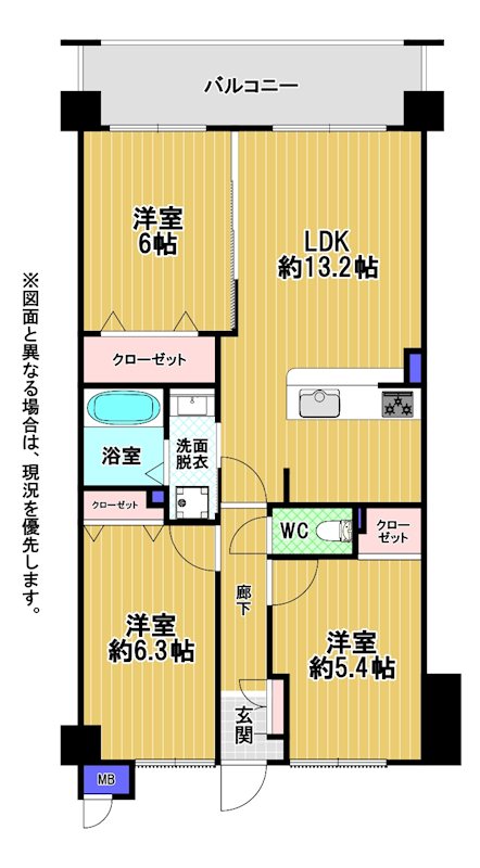 アンピール教育大前 間取図・土地図