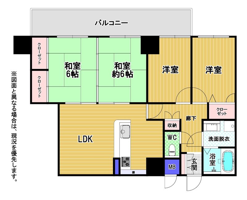 アンビエント小倉A棟 間取図・土地図