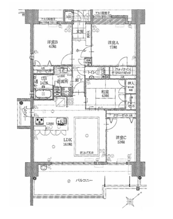 サンライフ小倉東 間取図・土地図