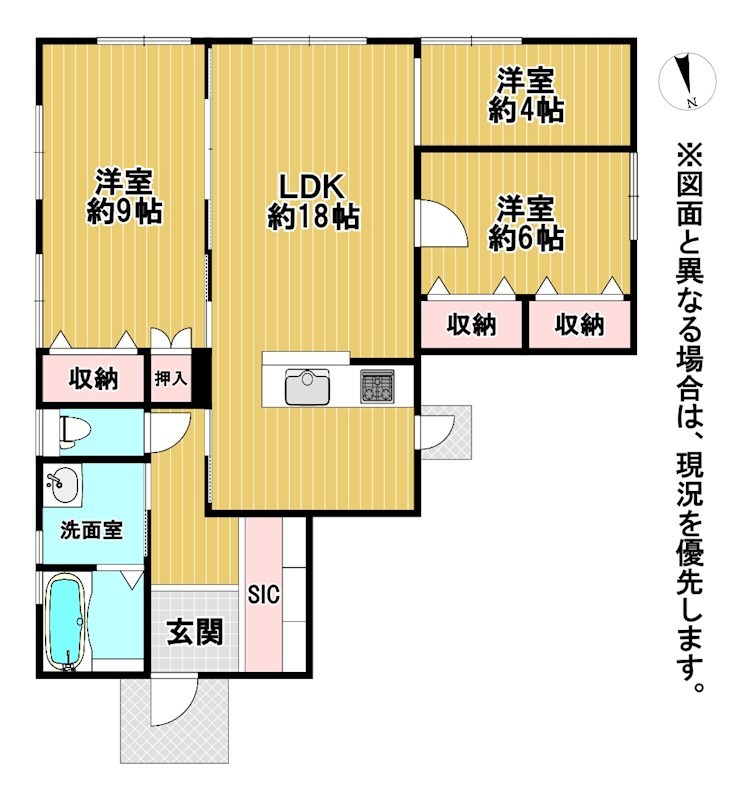 東月隈一丁目戸建 間取図・土地図