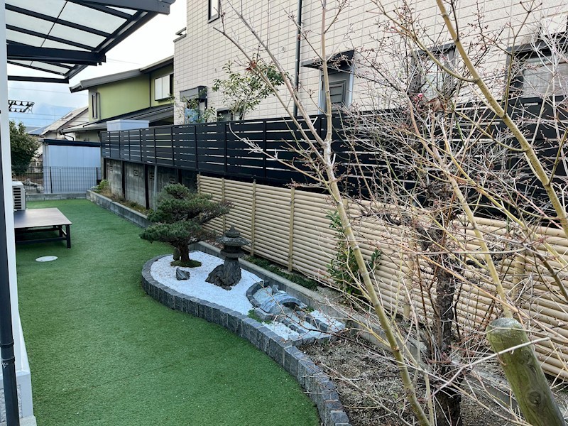 東月隈一丁目戸建 現地写真（庭）