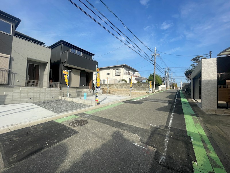 長住五丁目新築戸建1号棟　第八 現地写真（前面道路含む現地写真）