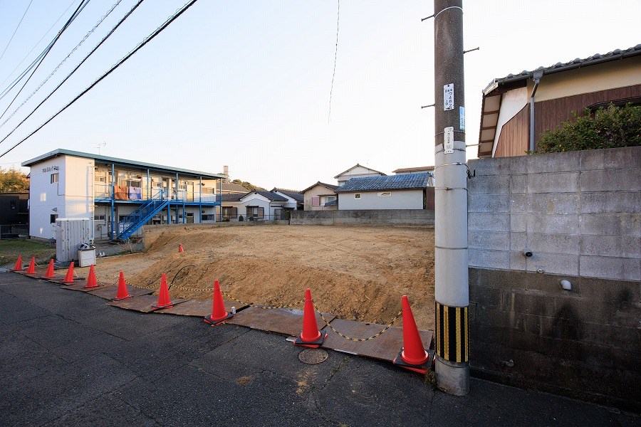 藤原三丁目新築戸建18号地 現地写真（前面道路含む現地写真）