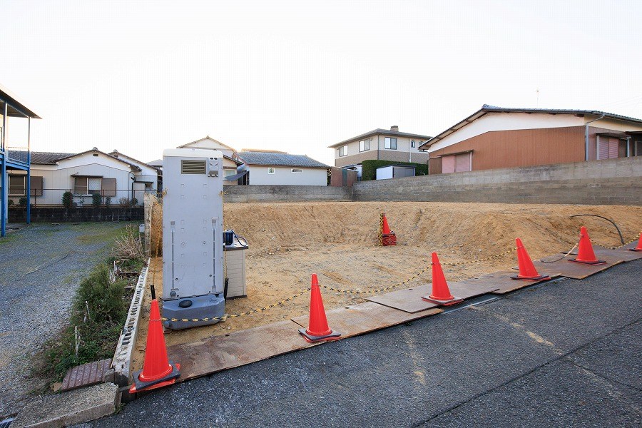 藤原三丁目新築戸建19号地  現地写真（前面道路含む現地写真）
