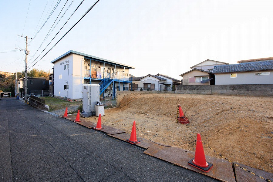 藤原三丁目新築戸建19号地  現地写真（前面道路含む現地写真）