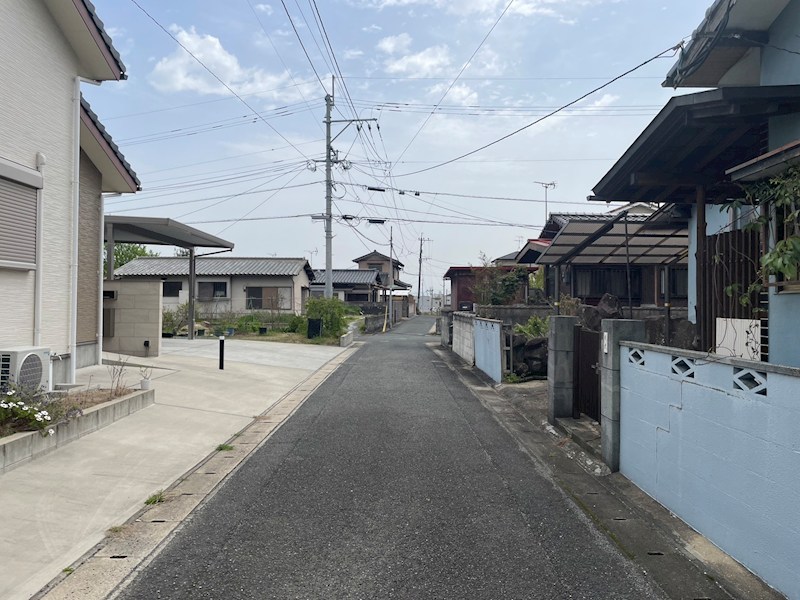 楠橋下方三丁目土地 現地写真（前面道路含む現地写真）