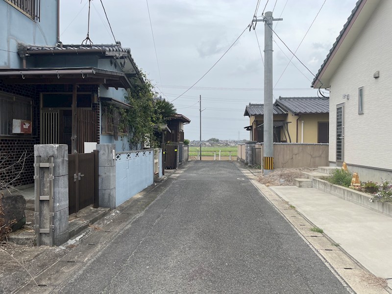 楠橋下方三丁目土地 現地写真（前面道路含む現地写真）