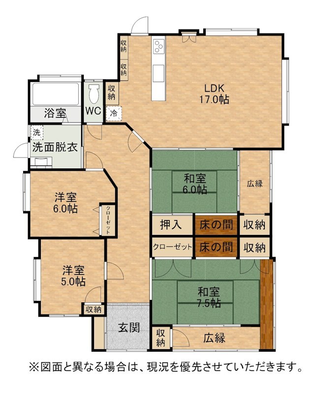 森下町戸建 間取図・土地図
