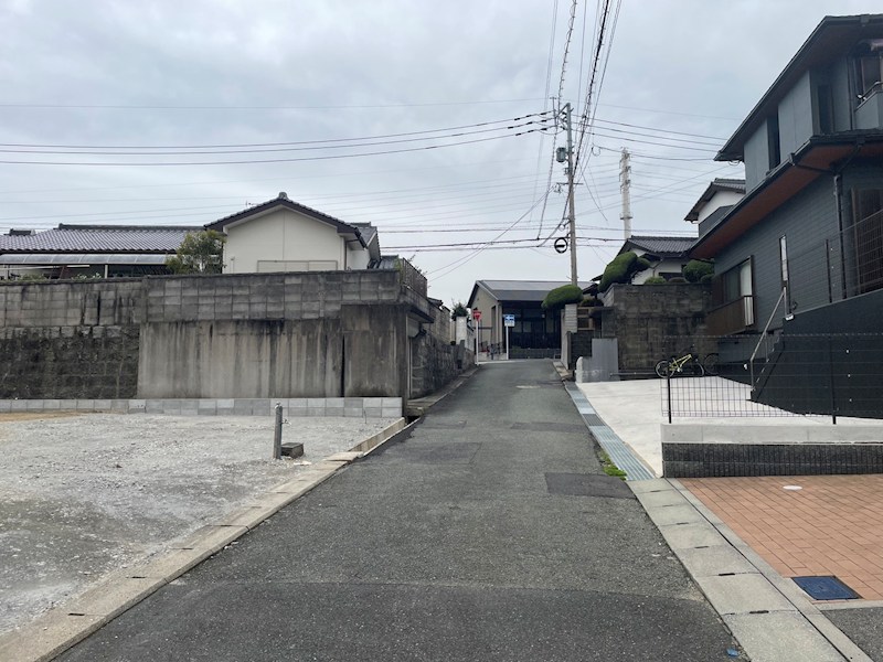 沖田三丁目新築戸建1号棟　1期 現地写真（前面道路含む現地写真）
