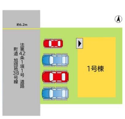 旭台二丁目新築戸建1号棟　3期 全体区画図