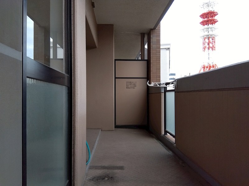 サンライフ香春口 現地写真（バルコニー）