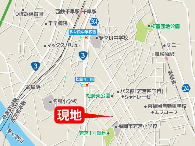 若宮四丁目新築戸建2号棟　4期 間取図・土地図