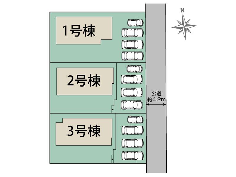 美和台五丁目新築戸建1号棟　2期 現地写真（駐車場）