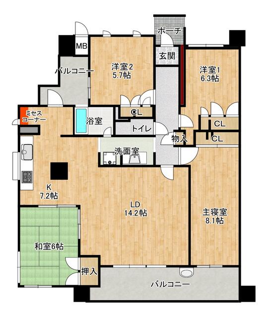 THE HOUSE　足立三丁目 間取図・土地図