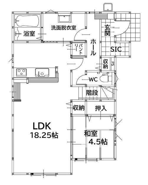 松寿山二丁目新築戸建1号棟　2期 間取図・土地図