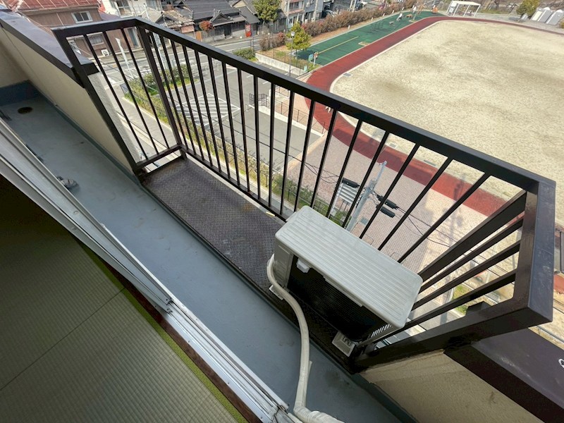野坂ハイツ 現地写真（バルコニー）