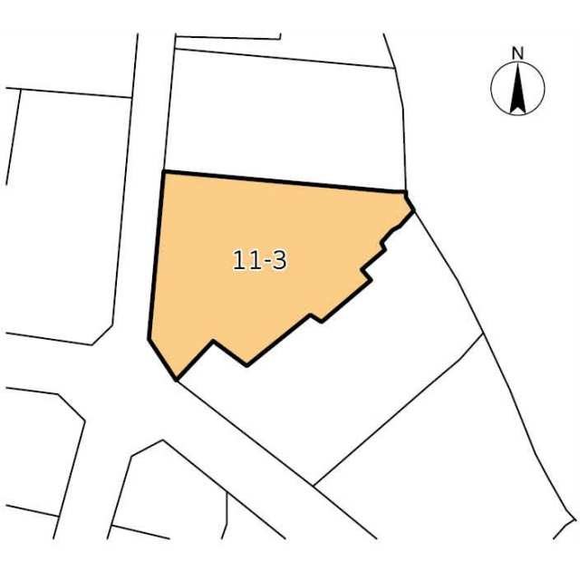 槻田二丁目土地 間取図・土地図