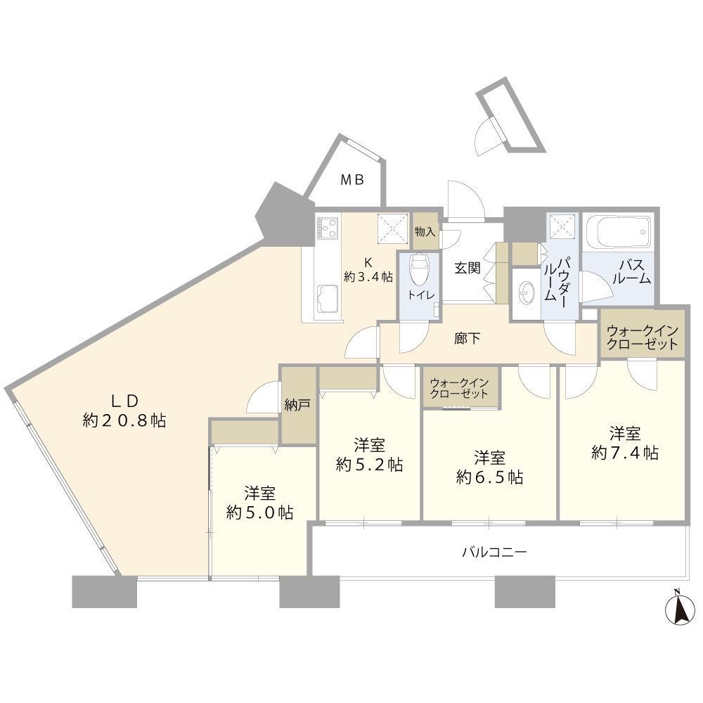 アイタワー 間取図・土地図