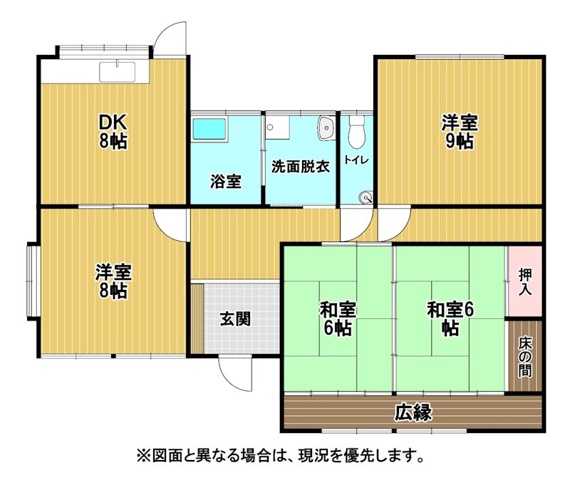 金剛三丁目1662番戸建 間取図・土地図