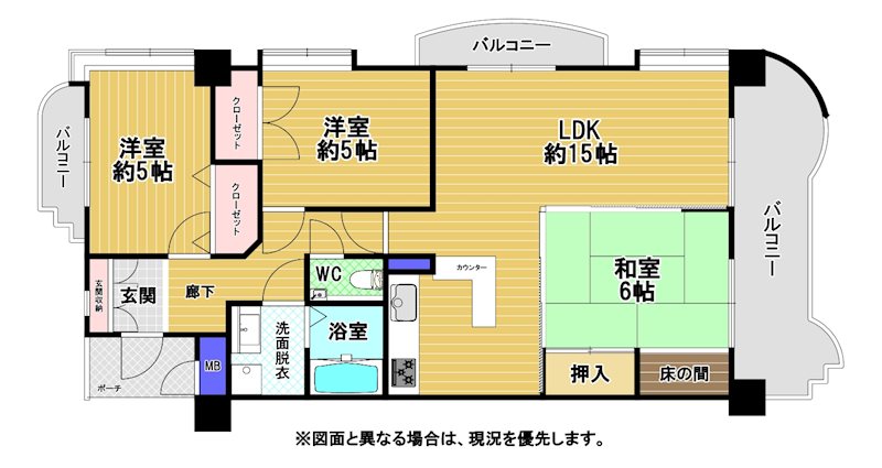 サンライフ守恒Ⅱ 間取図・土地図