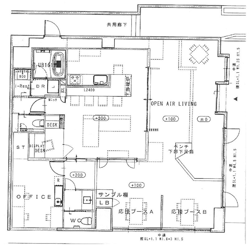 サンハイツ天籟寺 間取図・土地図