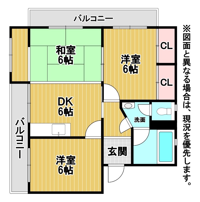 コーポラス高島  間取図・土地図