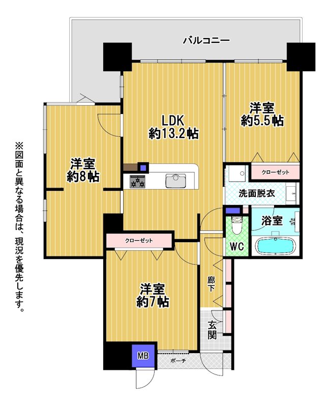 アルファライフ野芥駅 間取図・土地図