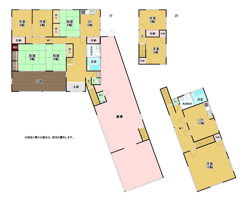 吉志三丁目戸建 間取図・土地図