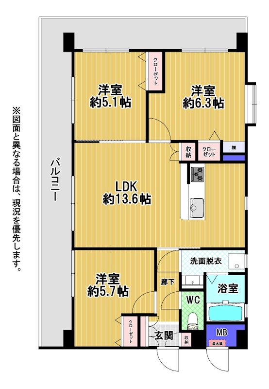 ベルアージュ井尻 間取図・土地図