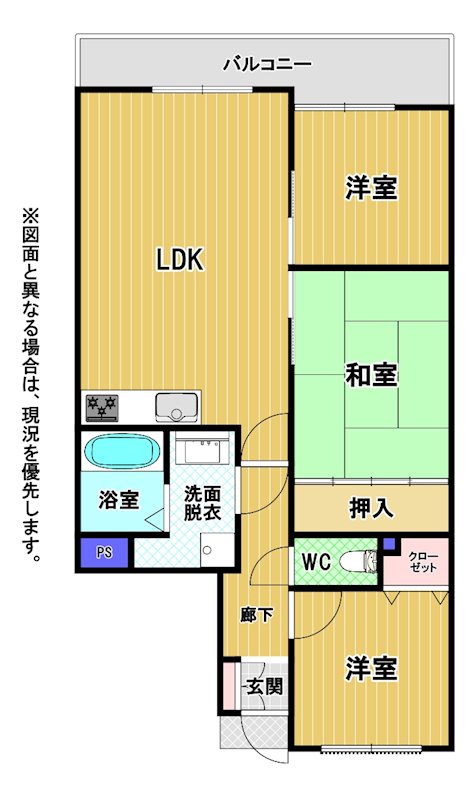 エクレール到津 間取図・土地図